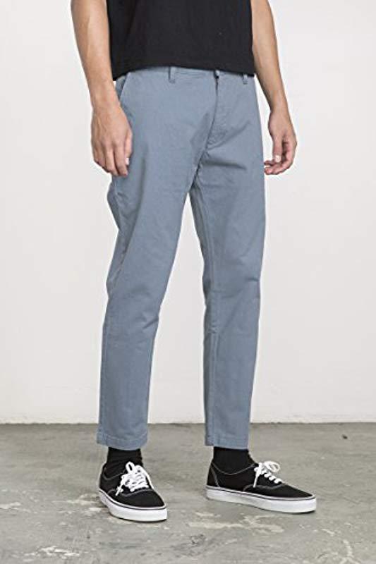rvca hitcher cropped taper pants