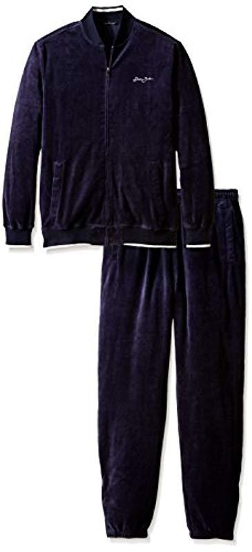 black velour sean john sweatsuit