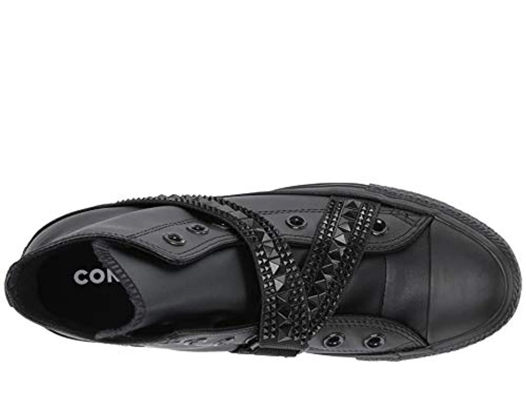 chuck taylor all star punk strap leather high top
