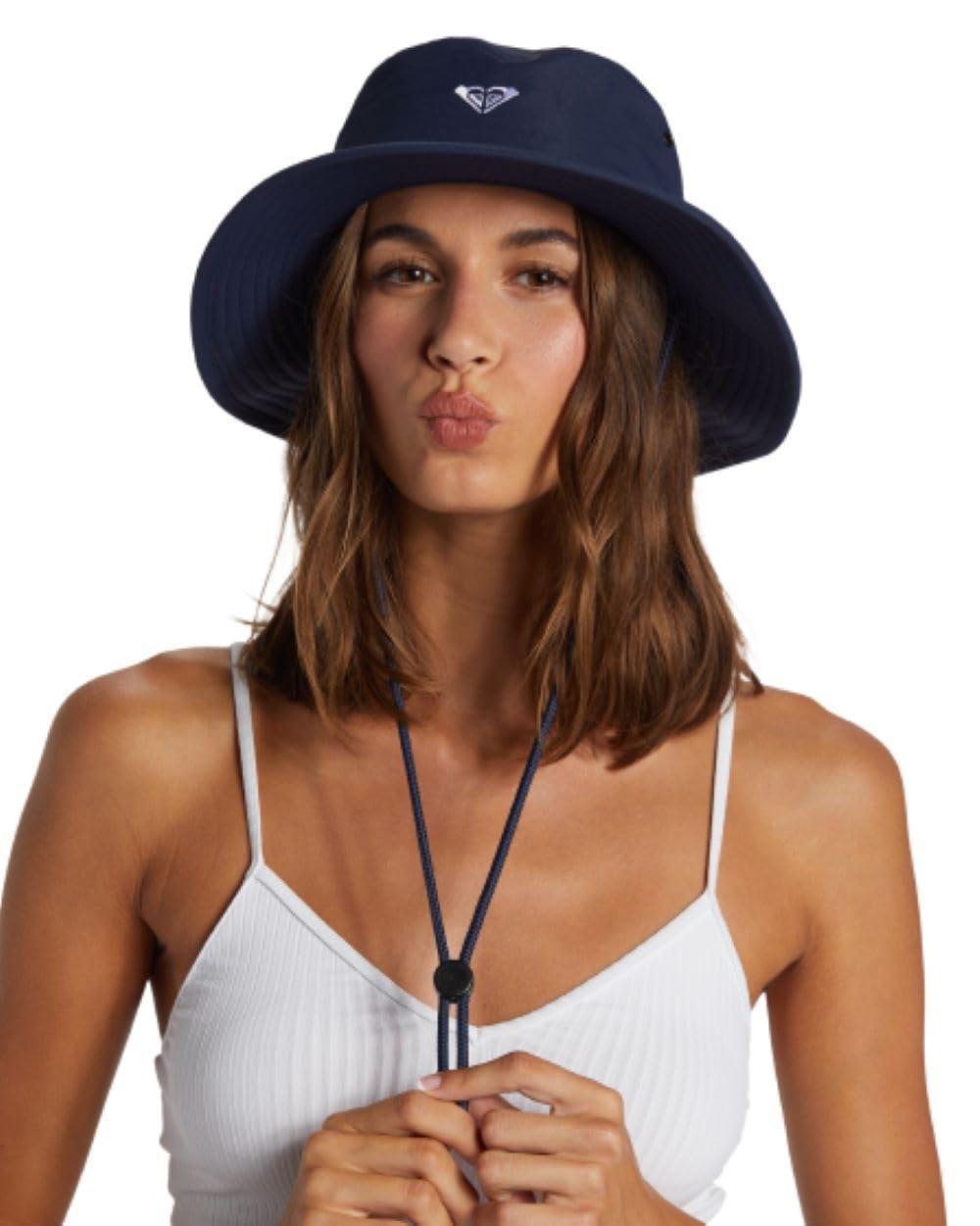 Outlet niedrigster Preis! Roxy Pudding Party Safari Lyst Sun Hat in Blue Boonie 