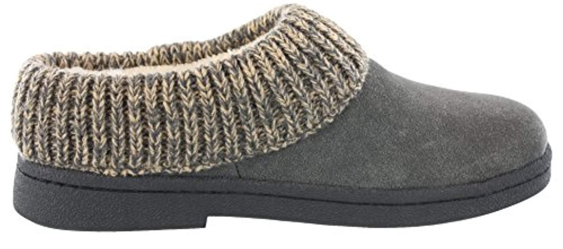 clarks knit collar clog
