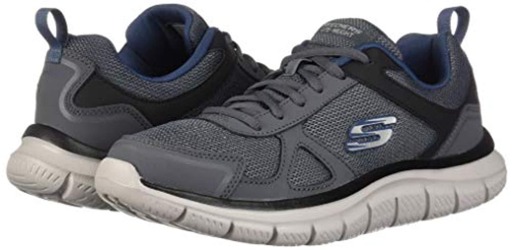 skechers track scloric mens trainers
