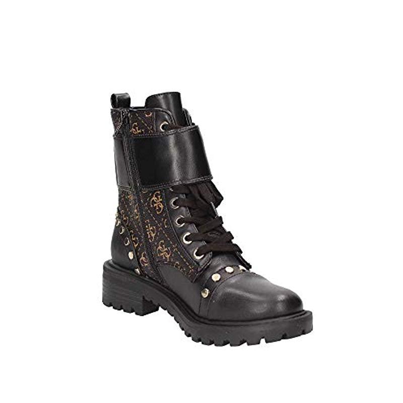Guess Synthetic Heathire Women's Mid Boots In Black - Lyst