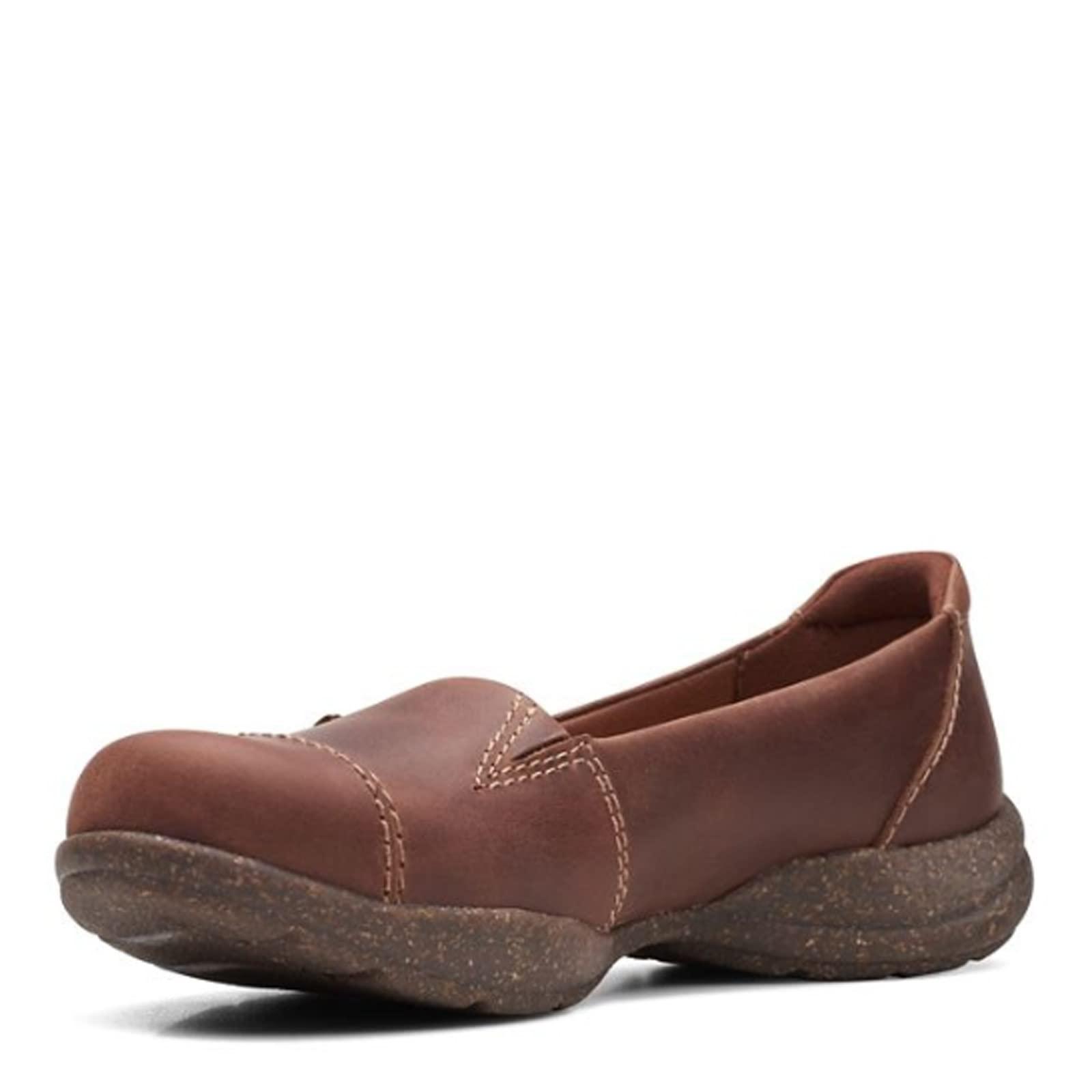 Clarks Leather Roseville Sky Loafer in Mahogany Leather (Brown) | Lyst UK