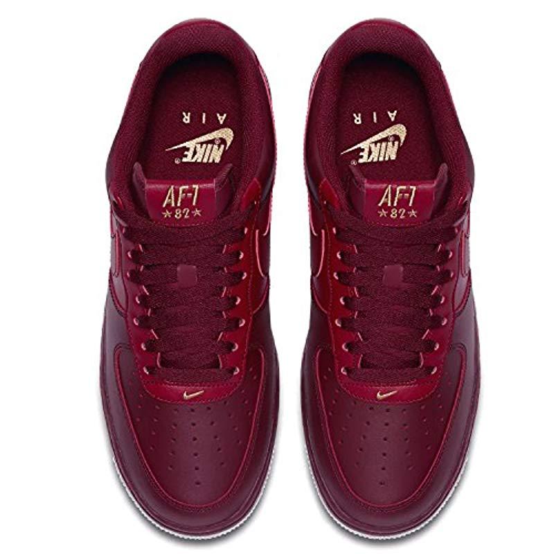 red air force 1's