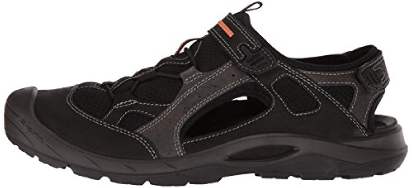 Ecco Biom Delta Closed Sandals in Black for Men