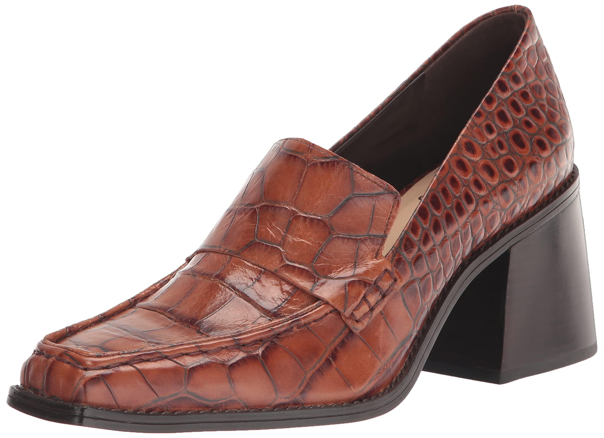 Vince Camuto Footwear Segellis Stacked Heel Loafer Clog in Brown Lyst