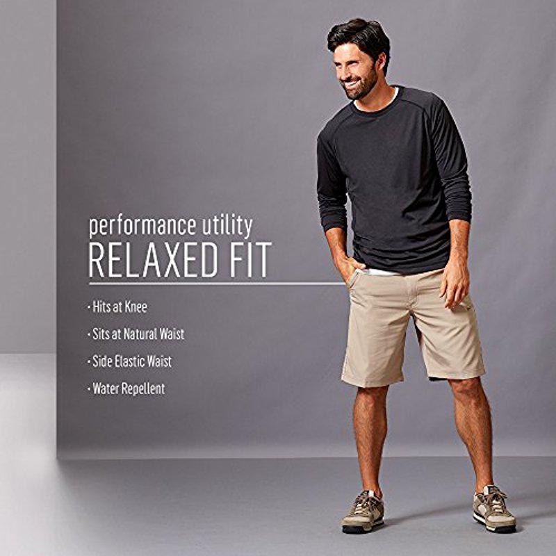 Wrangler Authentics Performance Comfort Flex Cargo Short in Black for Men |  Lyst