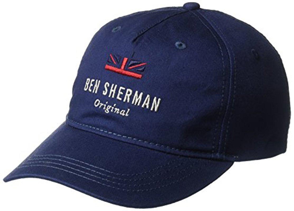 Ben Sherman Original Baseball Cap in Blue for Men - Lyst