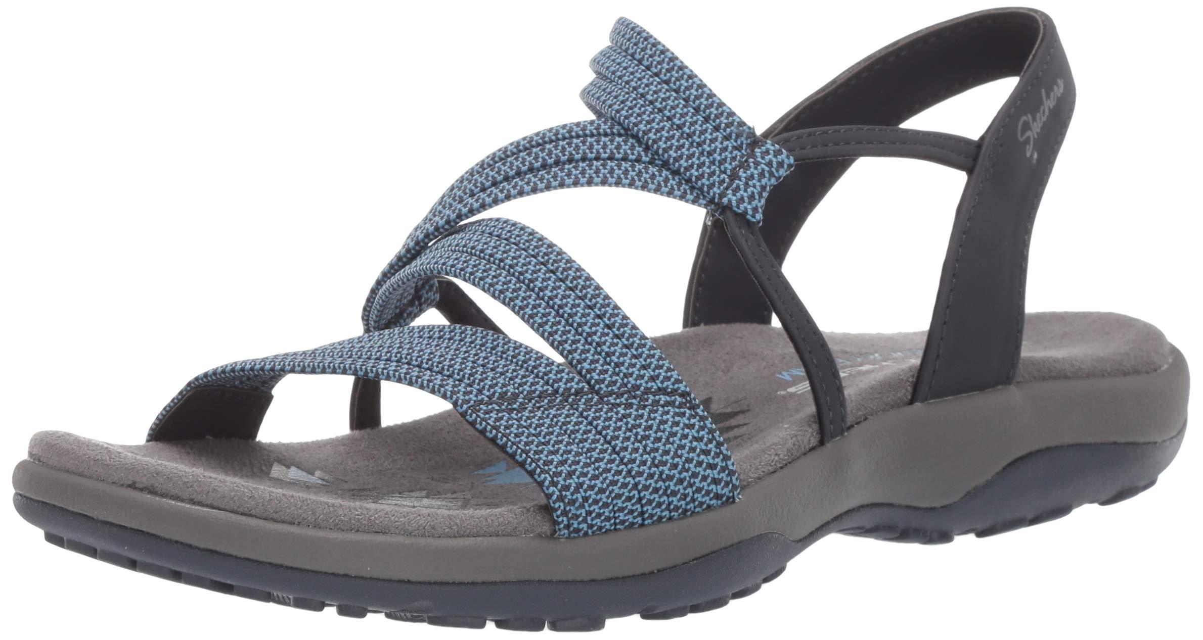 Skechers Synthetic Reggae Slim-skech Appeal-z-gore Slingback Sandal in Navy (Blue) - Save 24% - Lyst