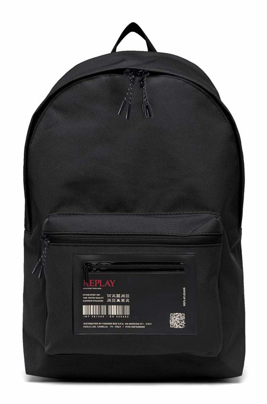Replay Fm3774 Backpack in Black Lyst UK