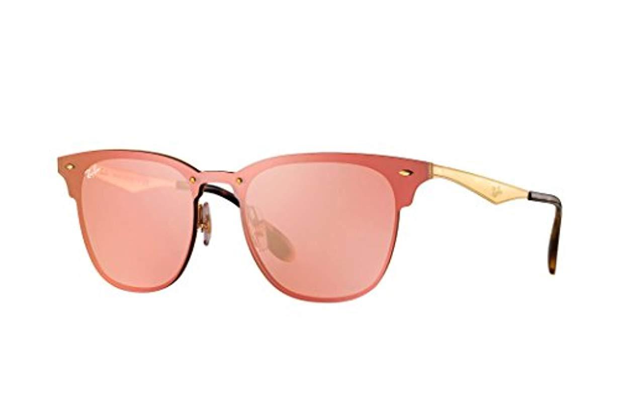 rose gold clubmaster sunglasses