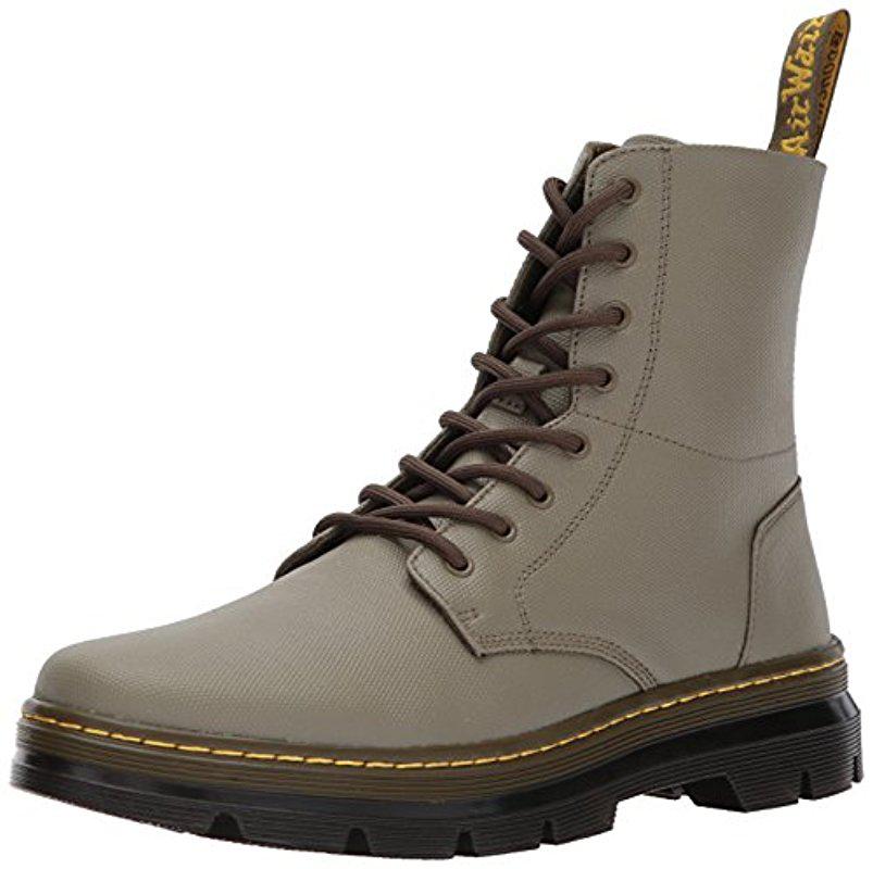 Dr. Martens Leather Combs Olive Fashion Boot for Men | Lyst