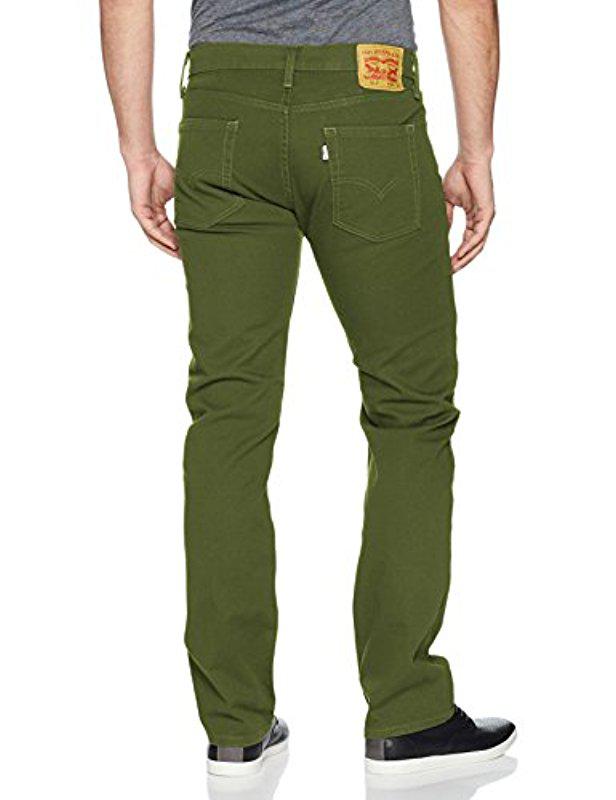 levis 513 green