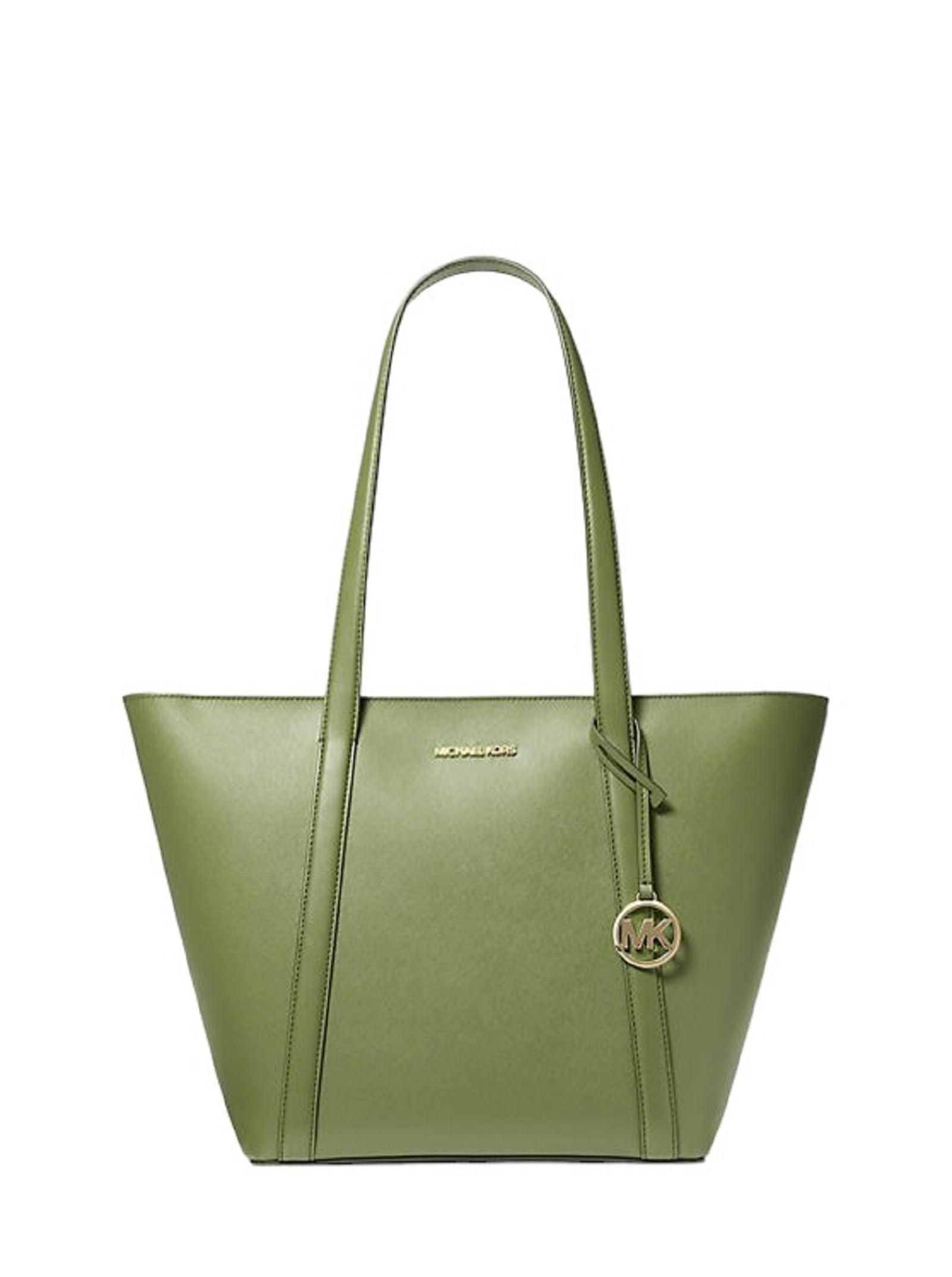 Michael Kors Pratt GroBe Tote Schultertasche in Grun Lyst DE