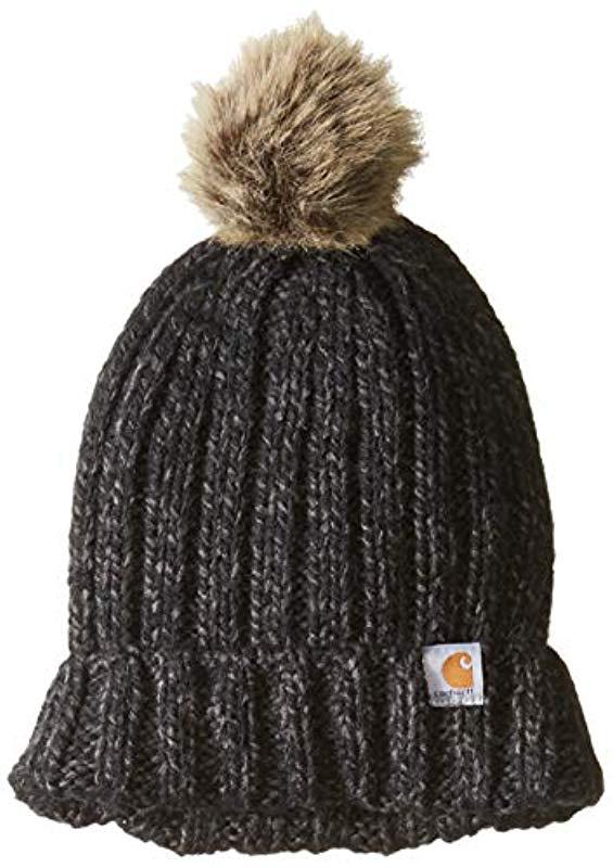 women's carhartt beanie with pom