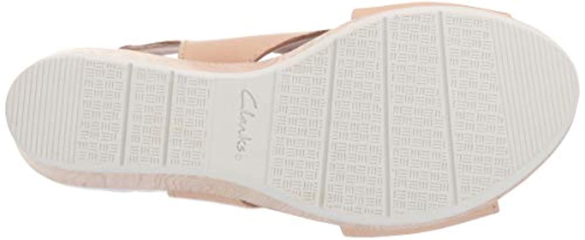 clarks women's cammy pearl wedge sandal