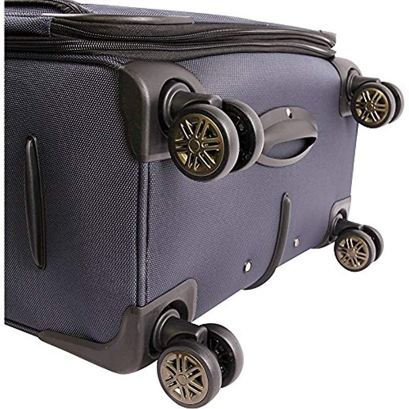Perry Ellis Luggage Viceroy 2 Piece Set Expandable Suitcase With
