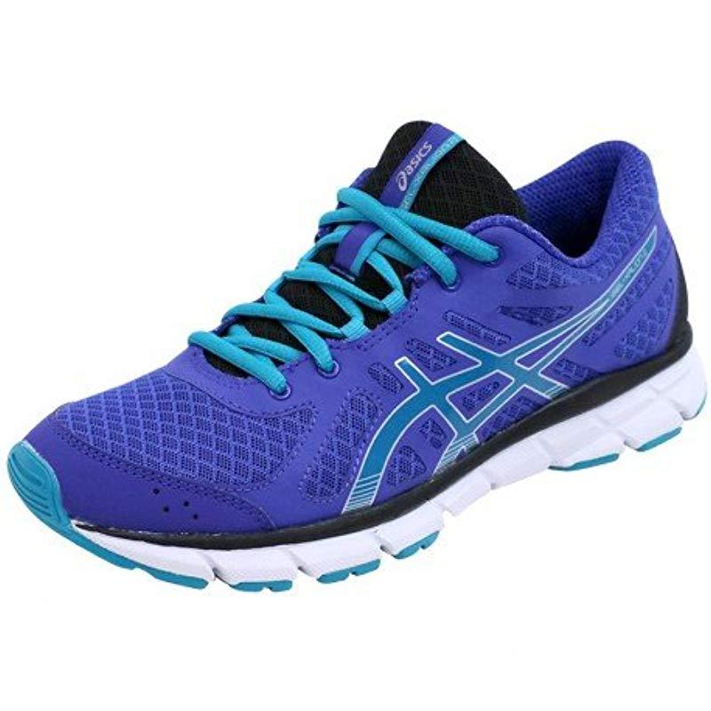 asics gel xalion blue running shoes