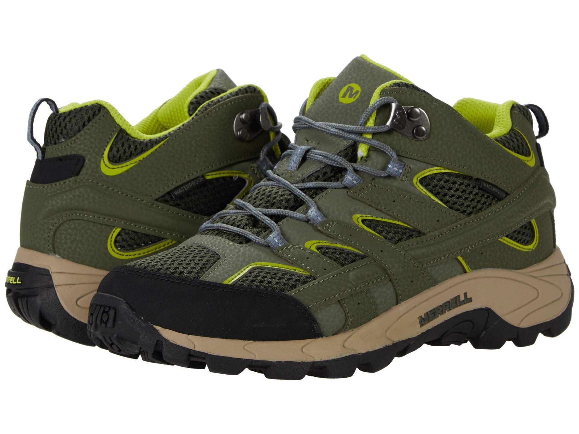 Merrell Moab 2 Mid Waterproof Hiking Boot in Green Lyst UK