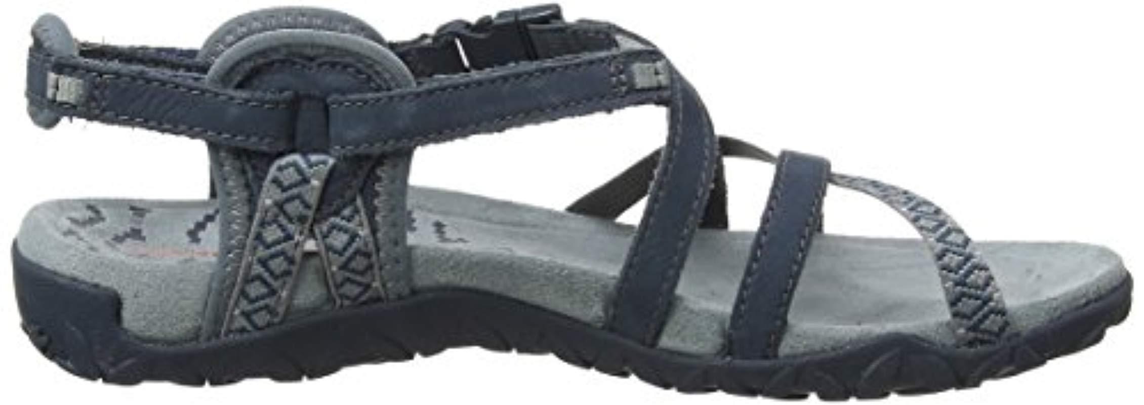 Merrell Leather Terran Lattice Ii Ankle Strap Sandals in Slate Black (Blue)  | Lyst UK