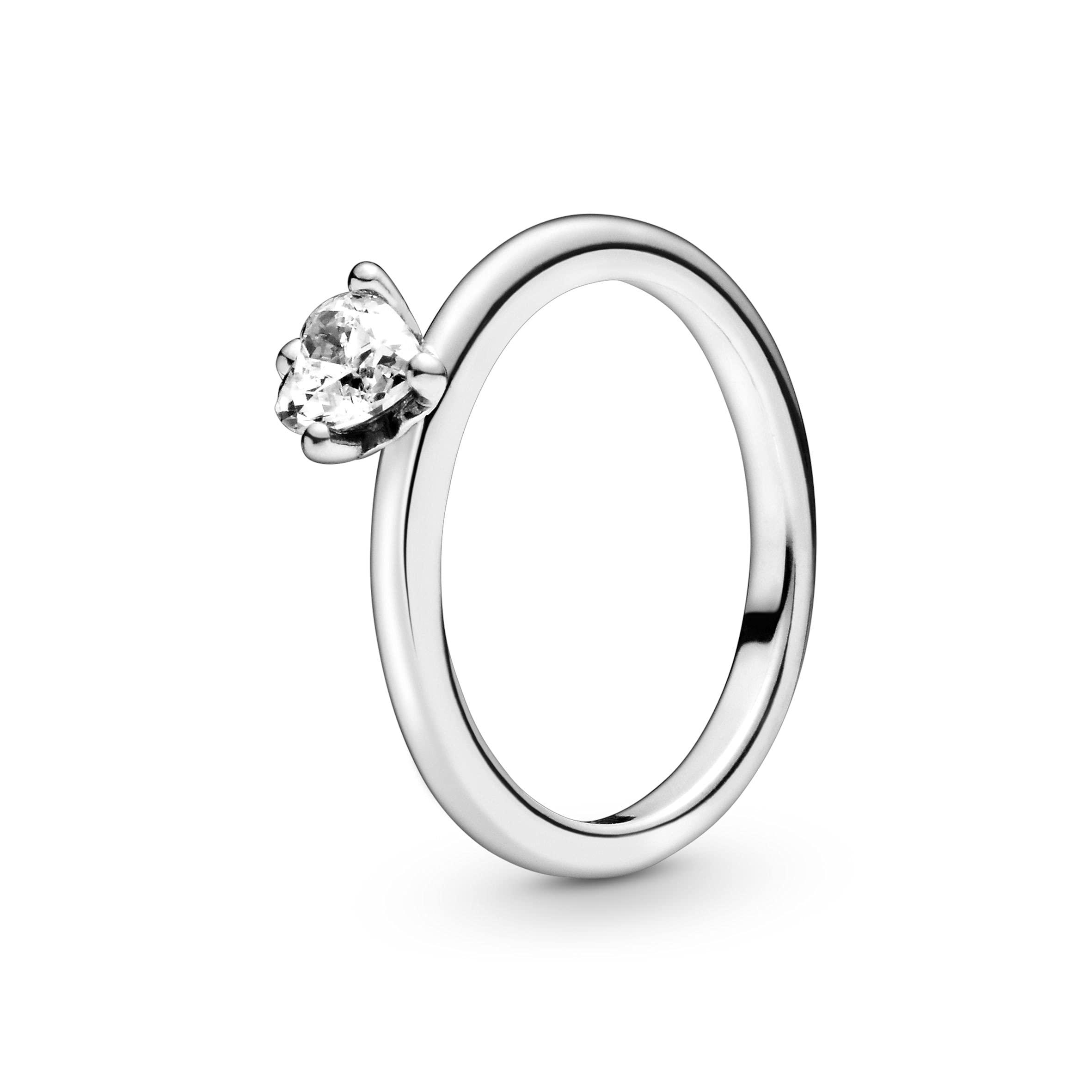 Pandora Sterling Silver Without Solitaire c01 58 In Metallic Save 10 Lyst