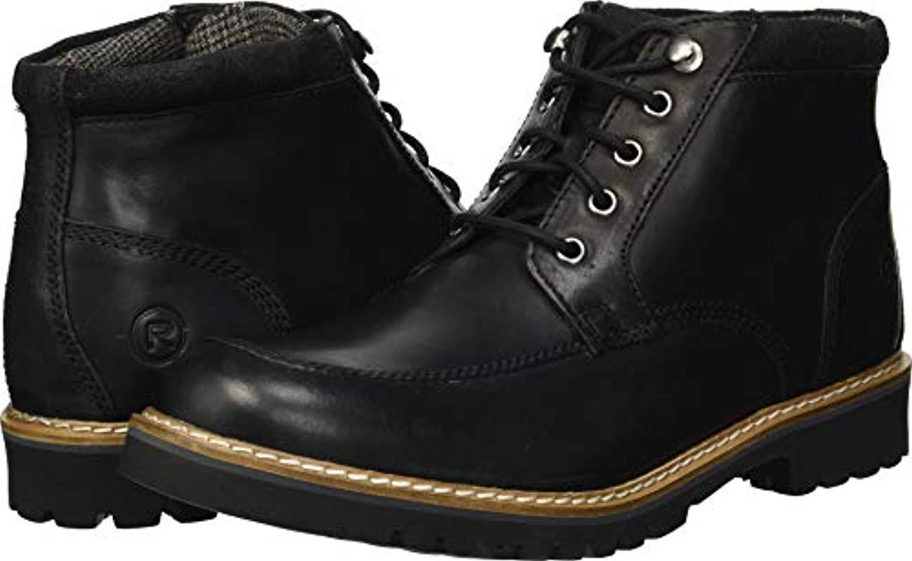 rockport marshall rugged leather ankle boots