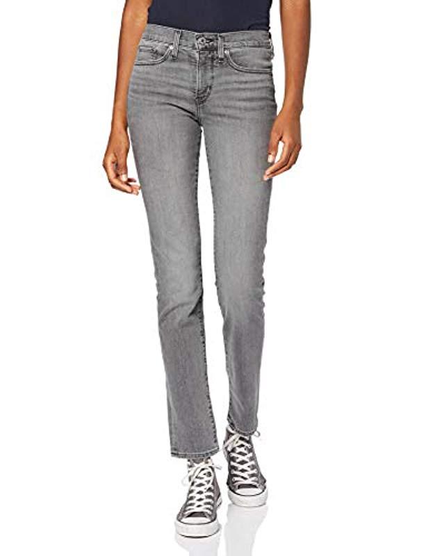 Levi's Damen Jeans 312 Shaping Slim in Grau | Lyst DE