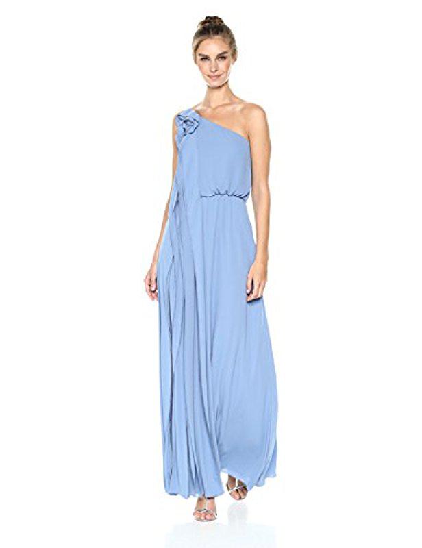 bcbg light blue gown