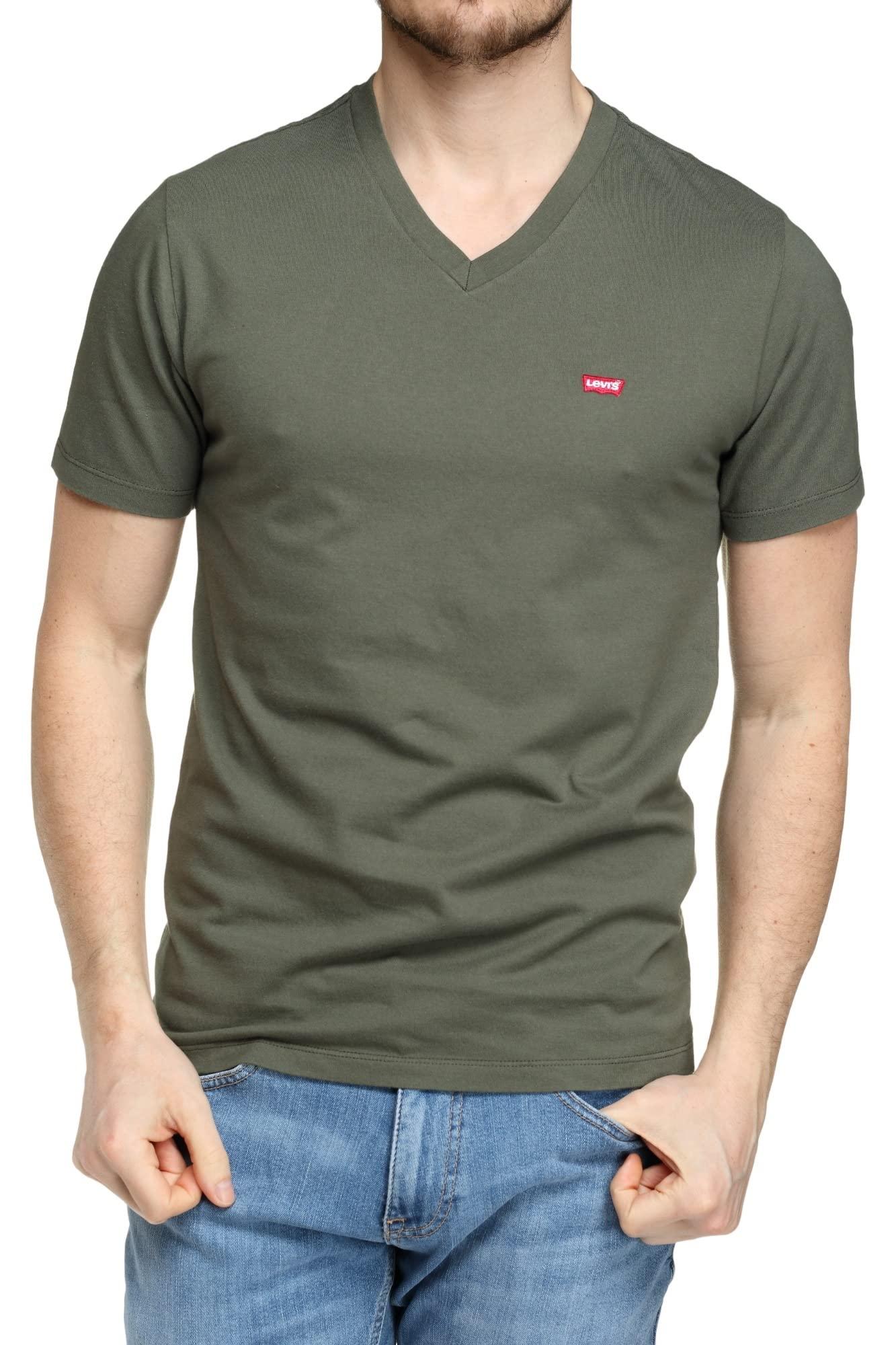 Levi's Original Housemark V-Neck T-Shirt in Grün für Herren | Lyst DE