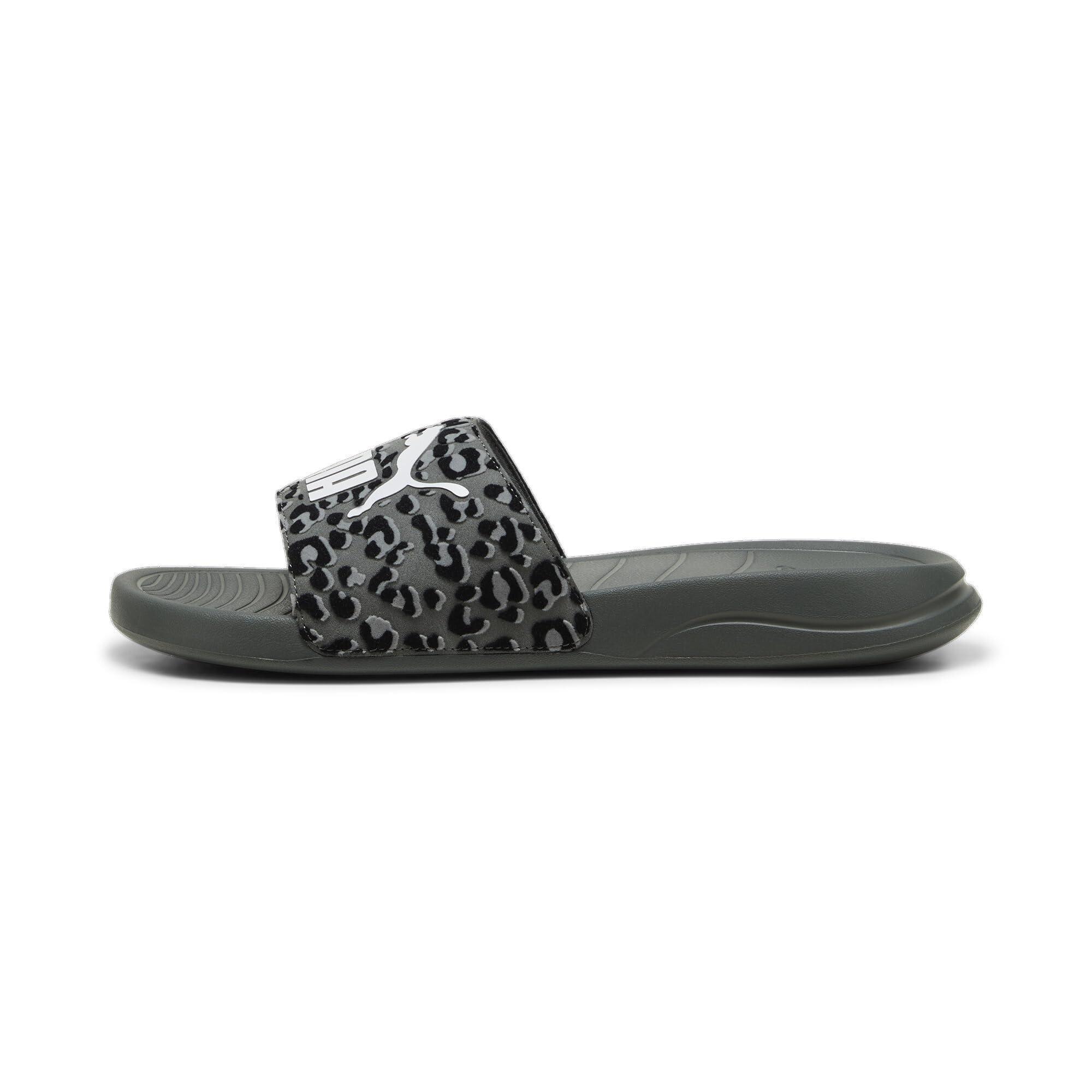 Puma popcat slides leopard hotsell