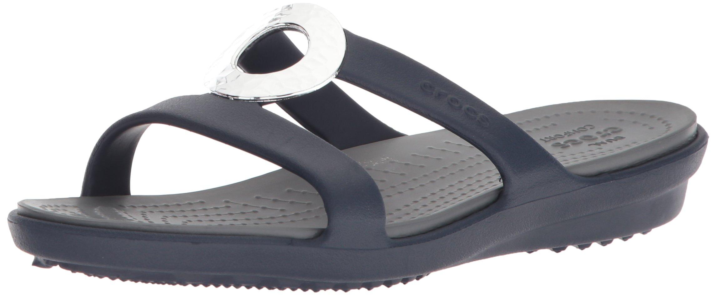 crocs sanrah hammered sandal