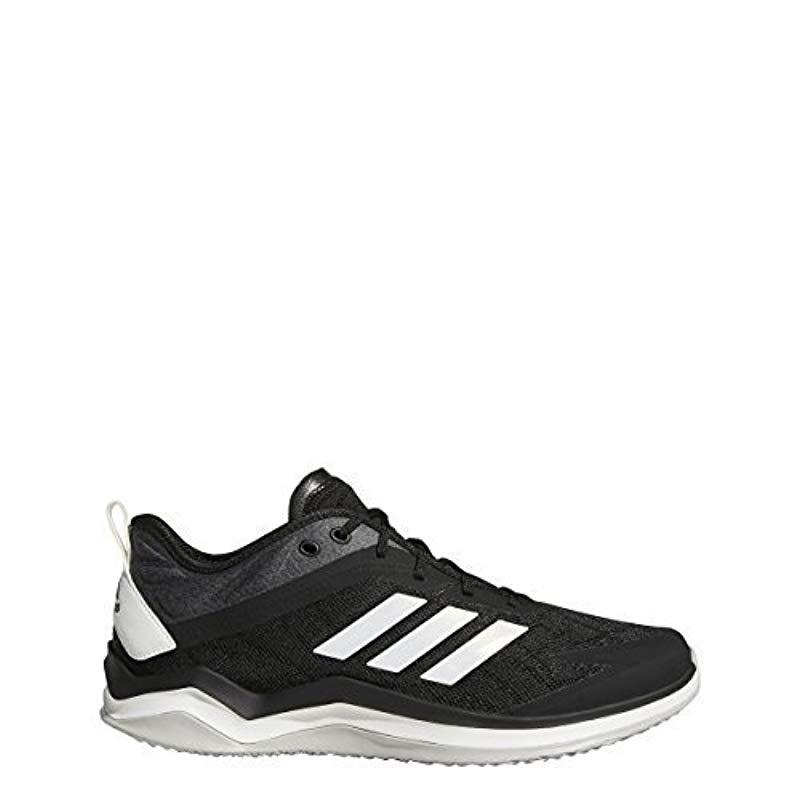 adidas Speed Trainer 4 Baseball Shoe in Black for Men - Lyst