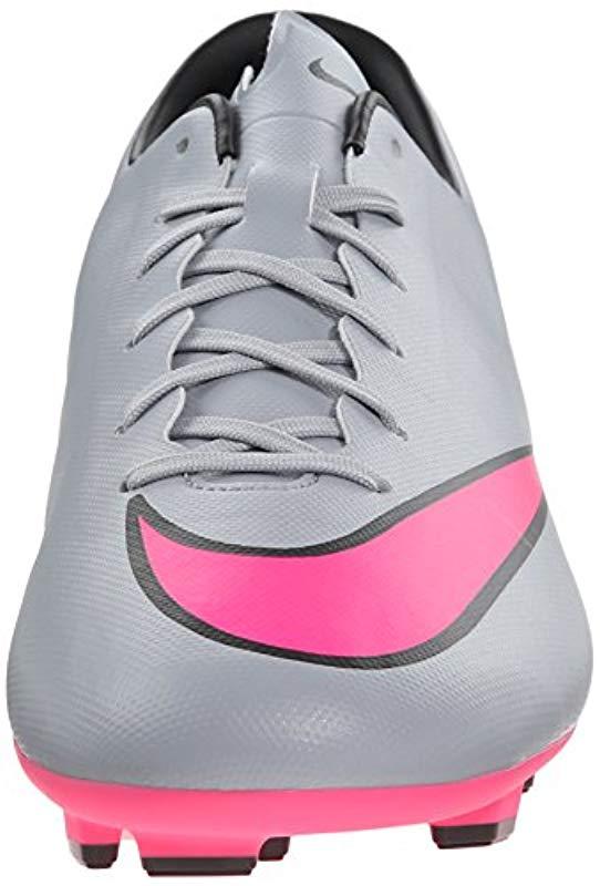 Nike Mercurial Victory V Fg in Grey (Pink) for Men | Lyst UK