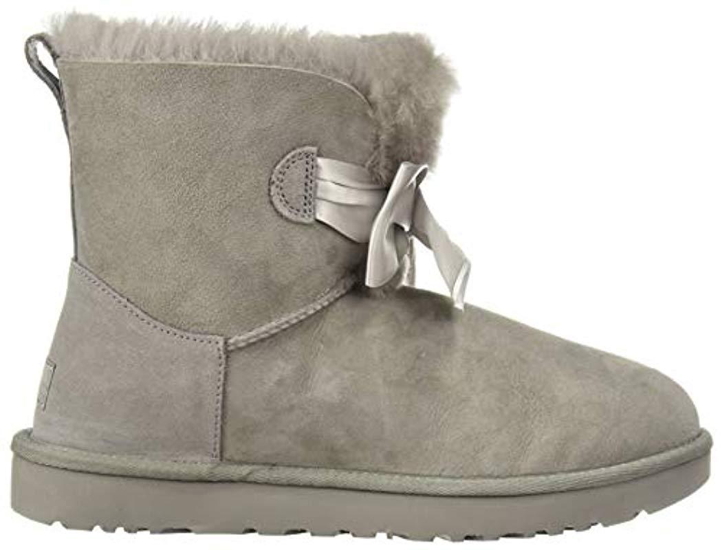 ugg women's w gita bow mini fashion boot