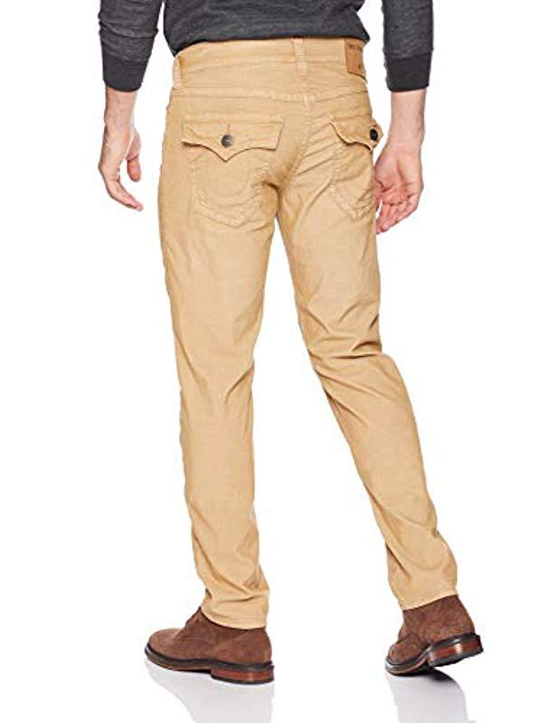 slim straight corduroy pants