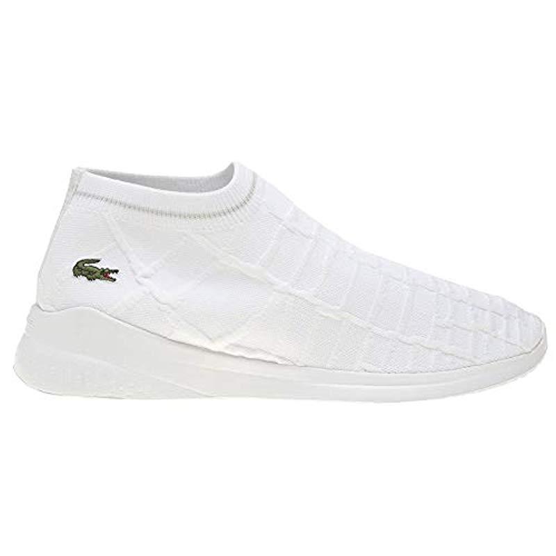 Lacoste Lt Fit Sock Trainers White for Men | Lyst UK