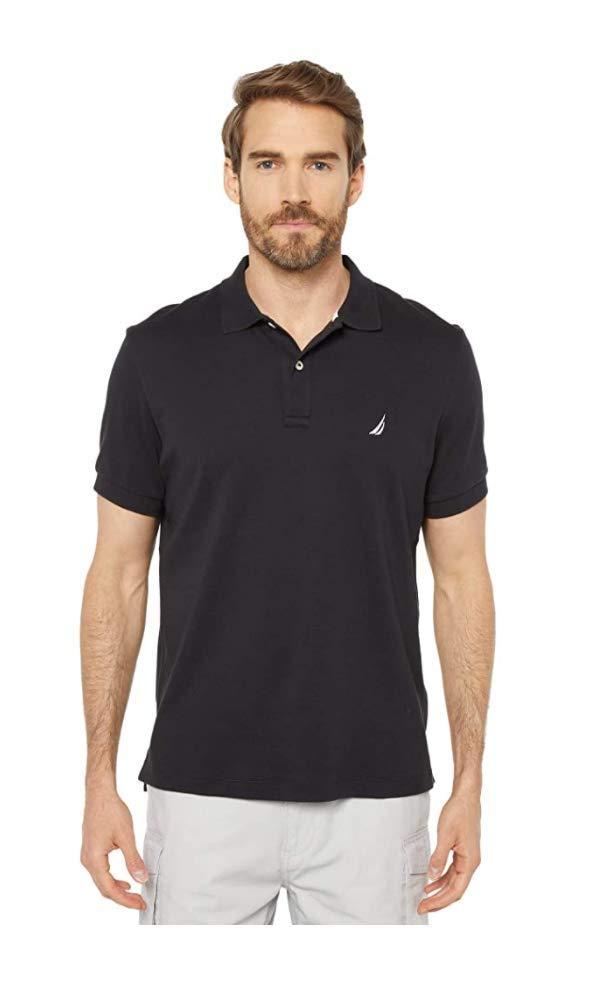Slim Fit Short Sleeve Solid Soft Cotton Polo Shirt Nautica pour homme en  coloris Noir | Lyst