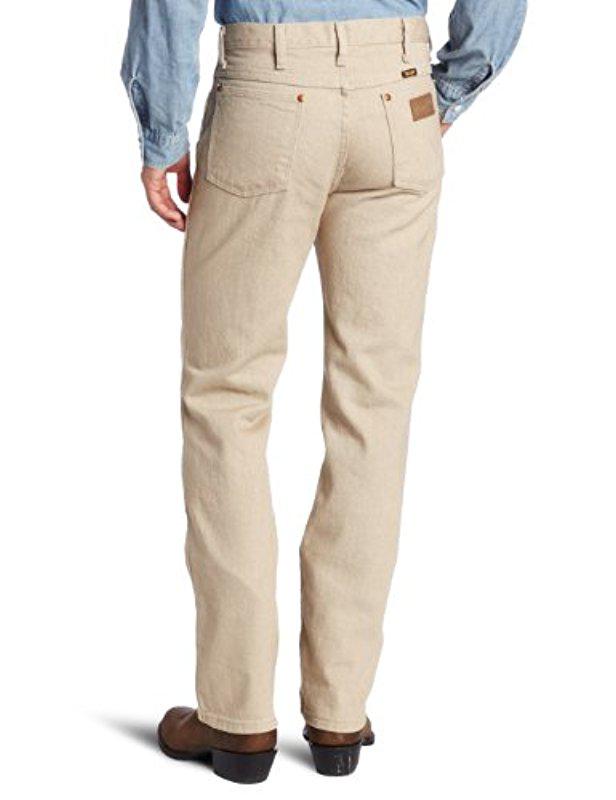 wrangler beige jeans