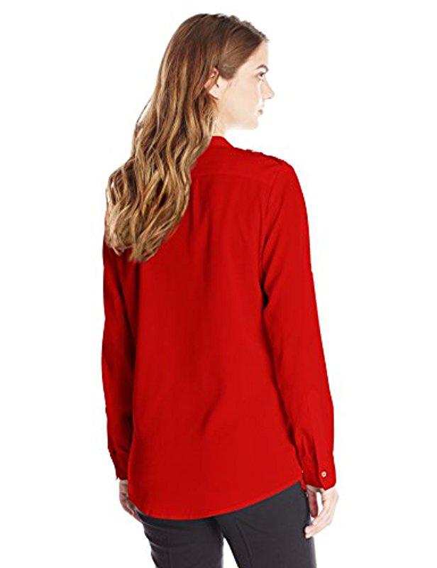 Calvin klein modern essentials blouse Outlet