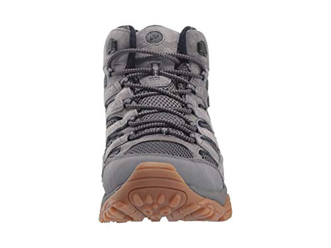 Merrell Synthetic Moab 2 Mid Waterproof Charcoal 10 M In Gray For Men Lyst