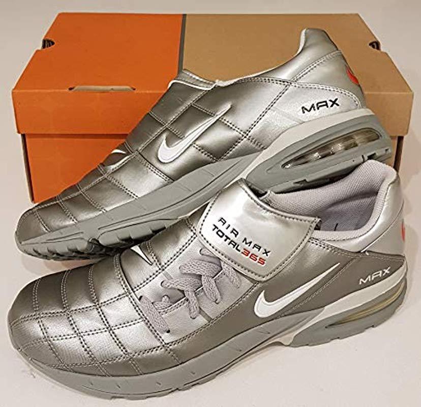 Nike 2003 Air Max Total 365 Football Trainers Chrome Grey Vintage Box Uk 8.5 Eur 43 in Grey for | UK