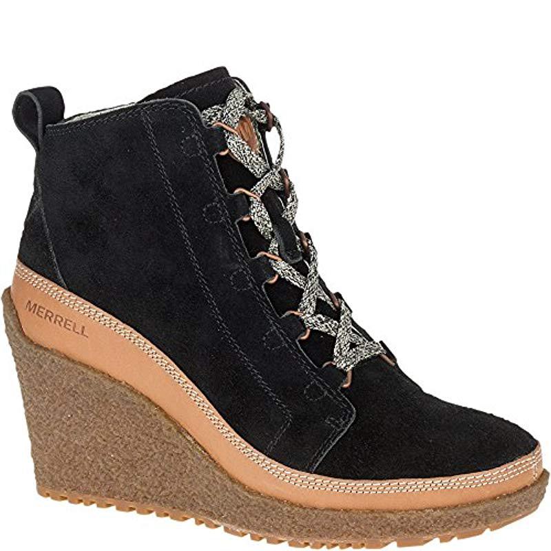 merrell wedge boots
