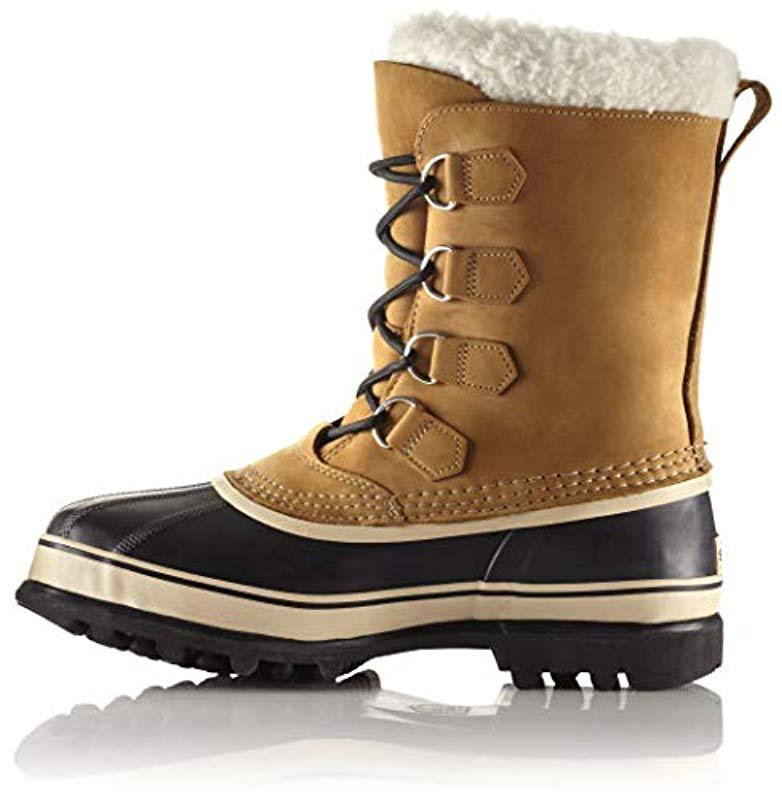 sorel men's caribou winter snow boot