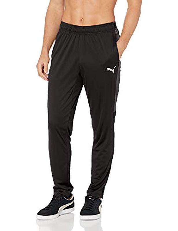 puma contrast mens mid rise straight track pant