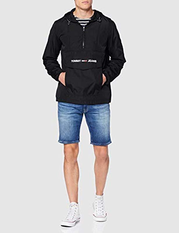 tommy hilfiger tjm nylon popover