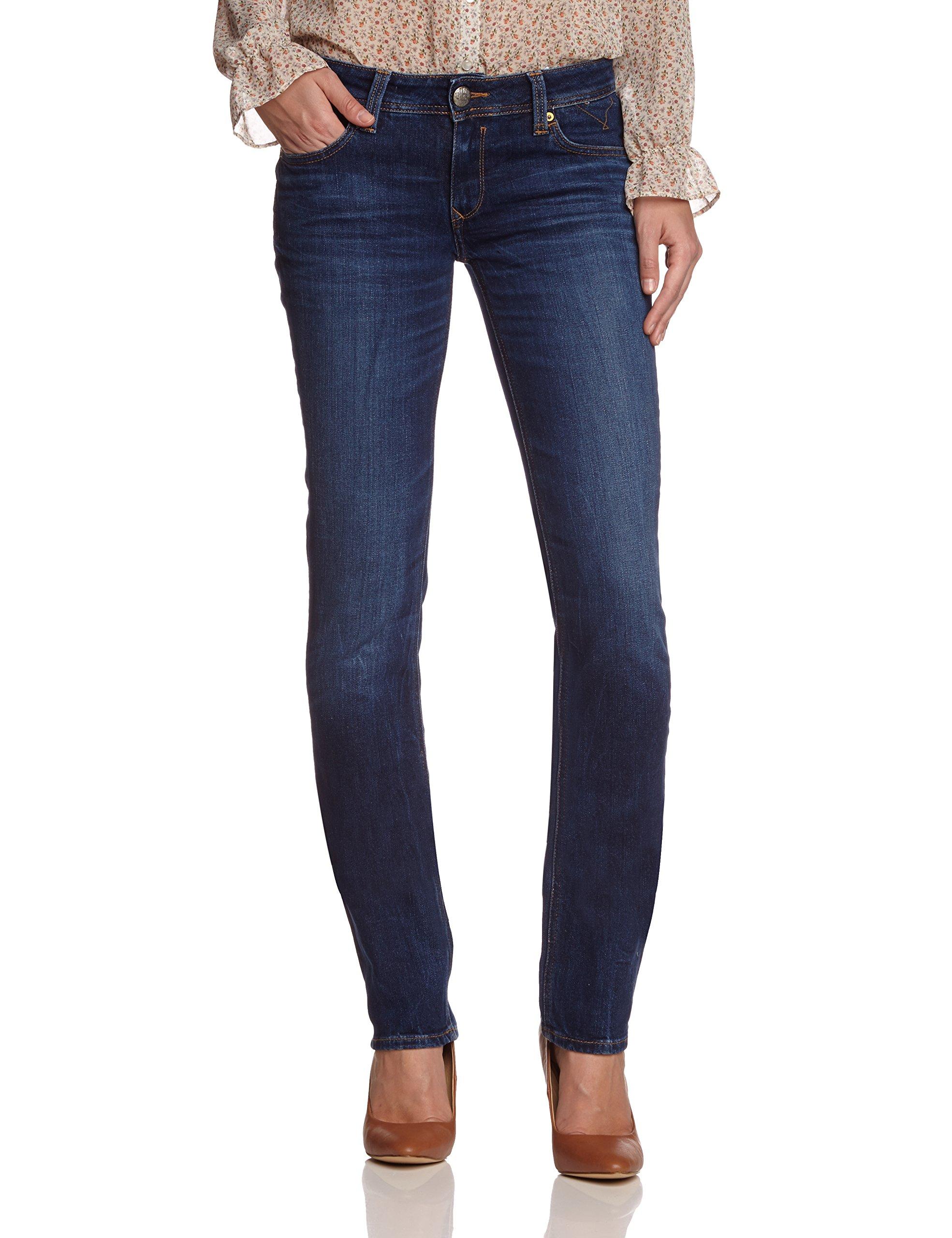 Tommy Hilfiger Hilfiger Denim Suzzy Ndst Straight Plain Or Unicolor Jeans  La Mid Stretch 26w X 34l in Blue - Lyst