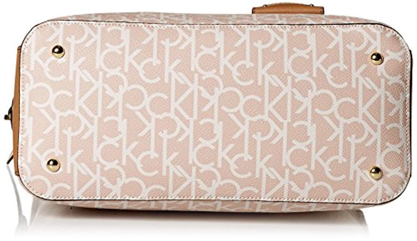 calvin klein sabrina east west satchel