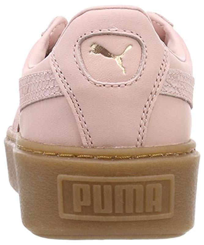 puma plateforme velour