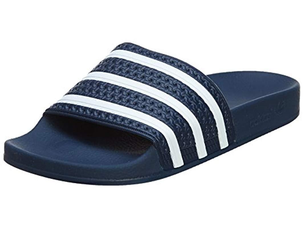 adidas Originals Synthetic Adidas Adilette Slide Sandal in Blue for Men ...
